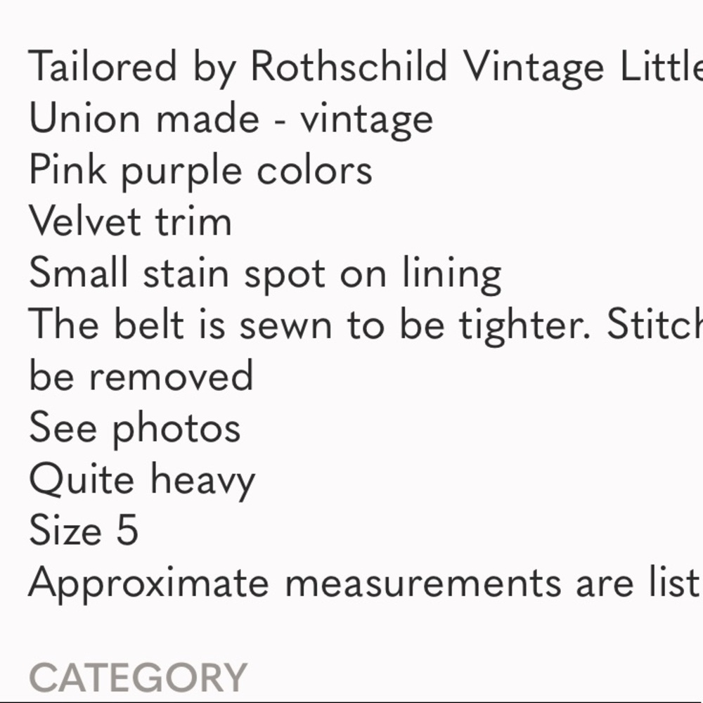 💜ROTHSCHILD VINTAGE COAT JACKET 5T TODDLER GIRL💜 - Picture 11 of 11